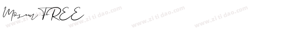 Mosem FREE字体转换